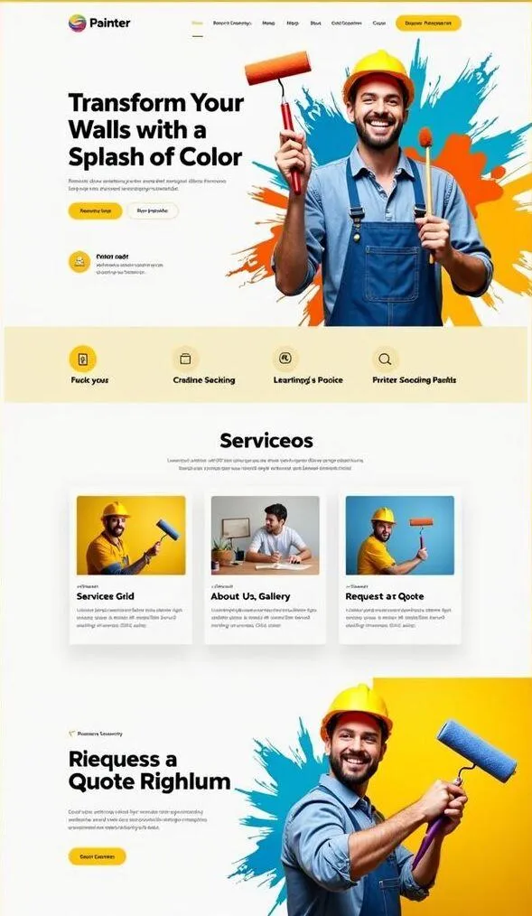 Dallas Handyman Pros — custom handyman website design and CRM project by FixerCRM