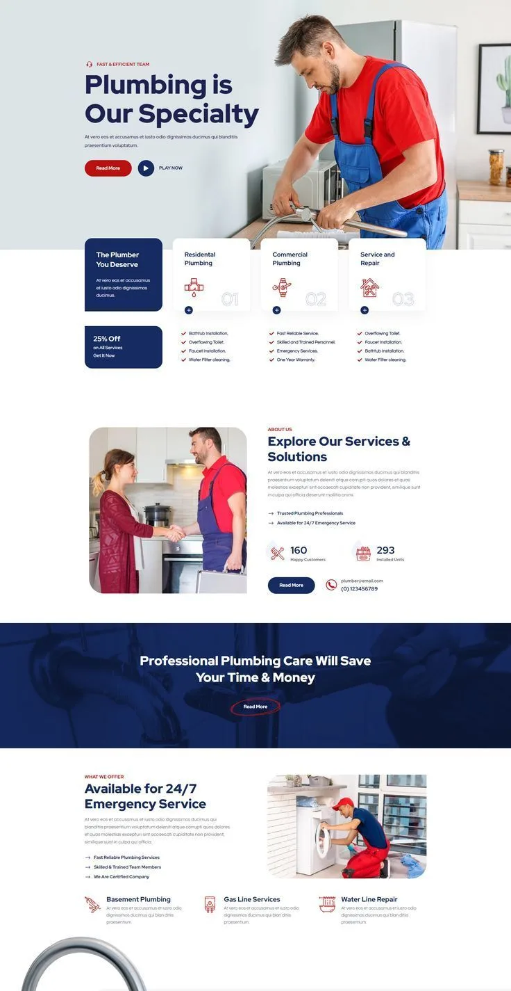 Tampa Trade Works — custom handyman website design and CRM project by FixerCRM