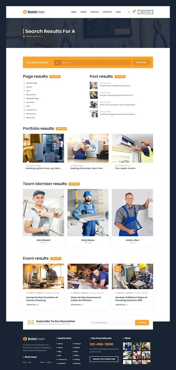 Atlanta Outdoor Crew — custom handyman website design and CRM project by FixerCRM