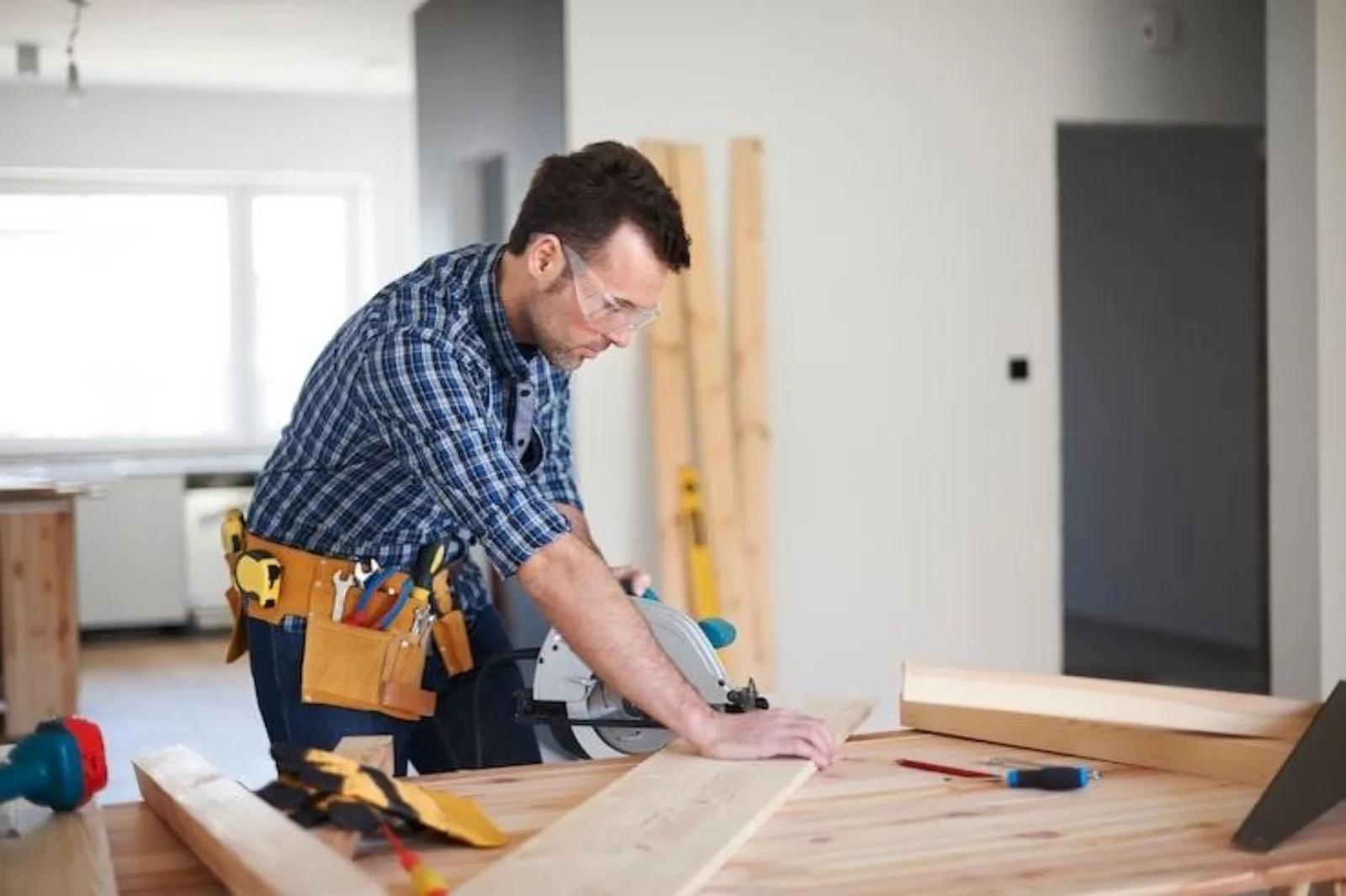 Florida handyman website design mockup showing a professional contractor homepage
