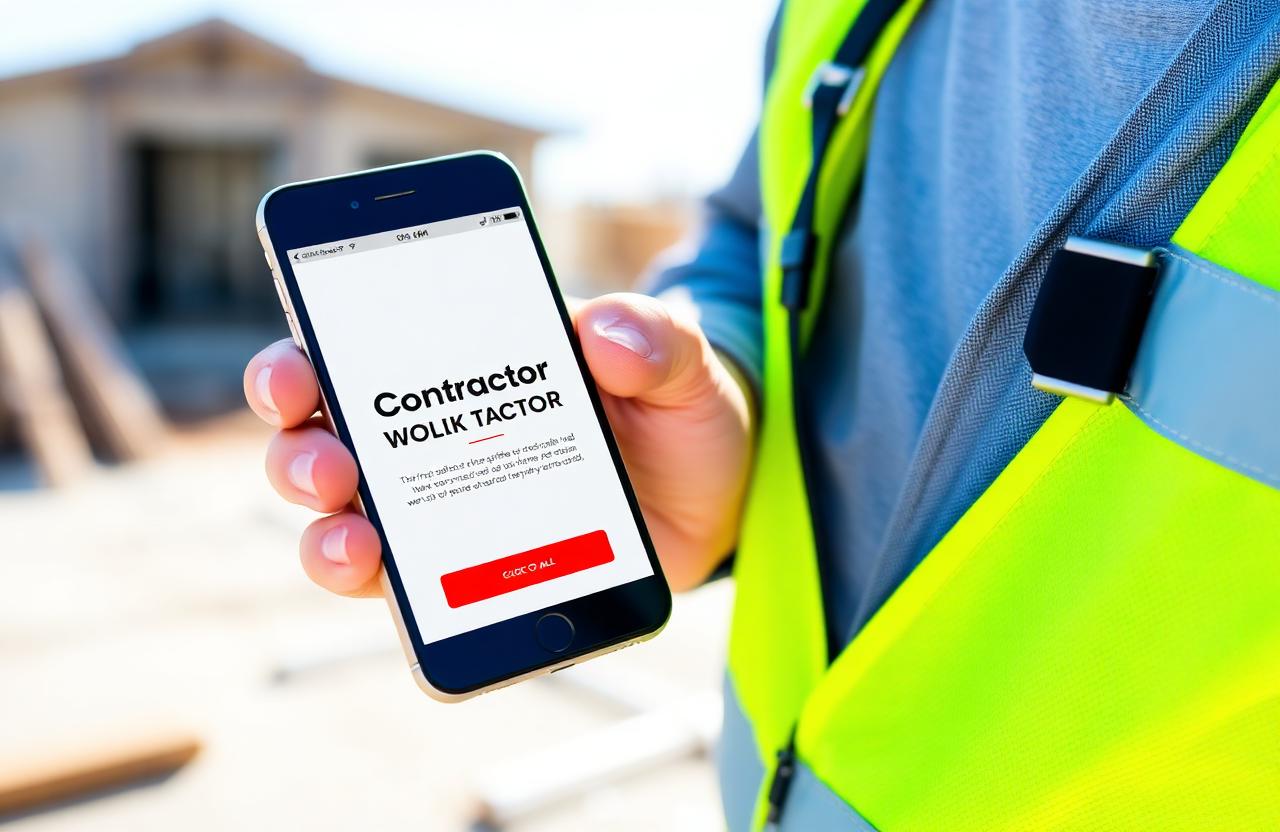 Mobile-friendly contractor website optimized for SEO and lead generation